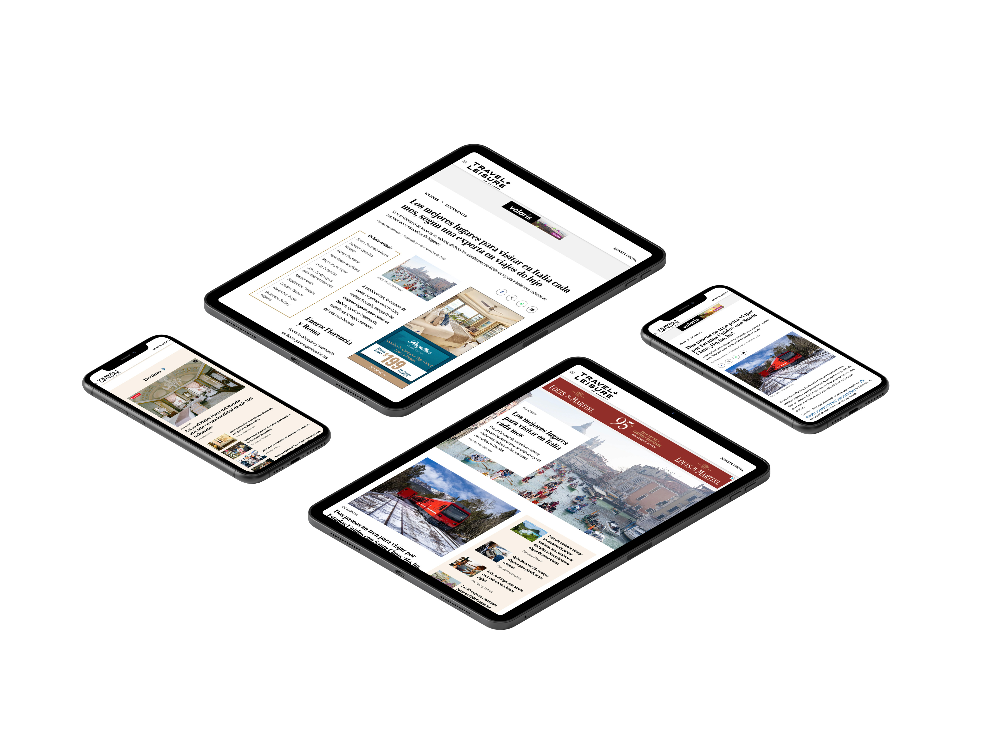 Travel + Leisure México Digital / Social devices